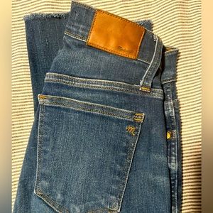Madewell 9” high rise skinny jeans